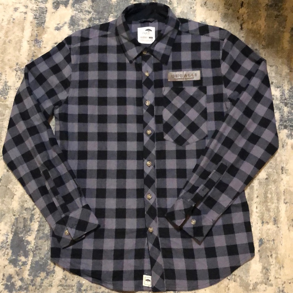 Mens large ungali button down LS